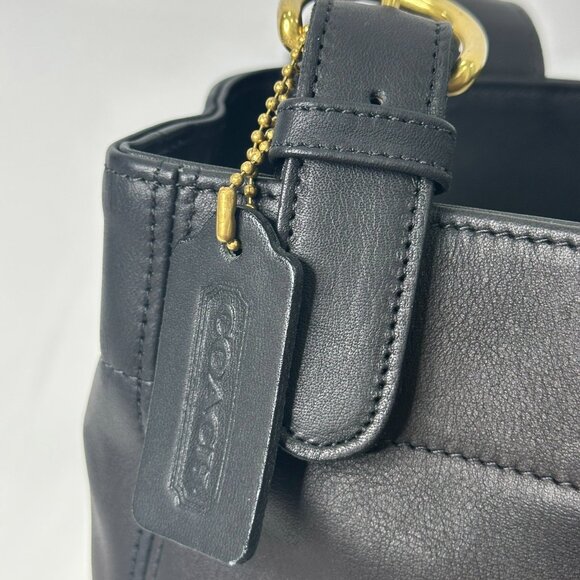 Vintage Coach 4157 SoHo Waverly Buckle Shoulder Bag Black Leather NWOT - Picture 10 of 16